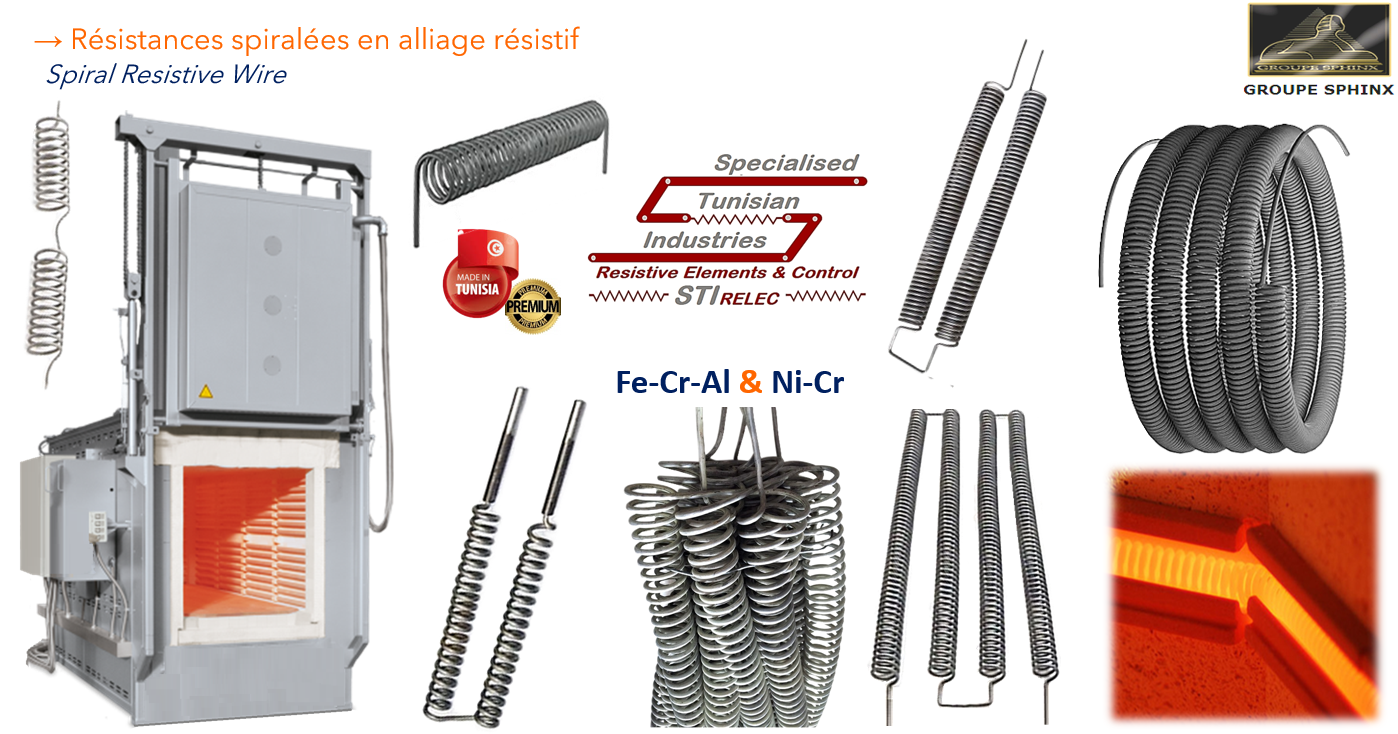 Image du produit Résistances Spiralées & Ondulées en alliages résistifs