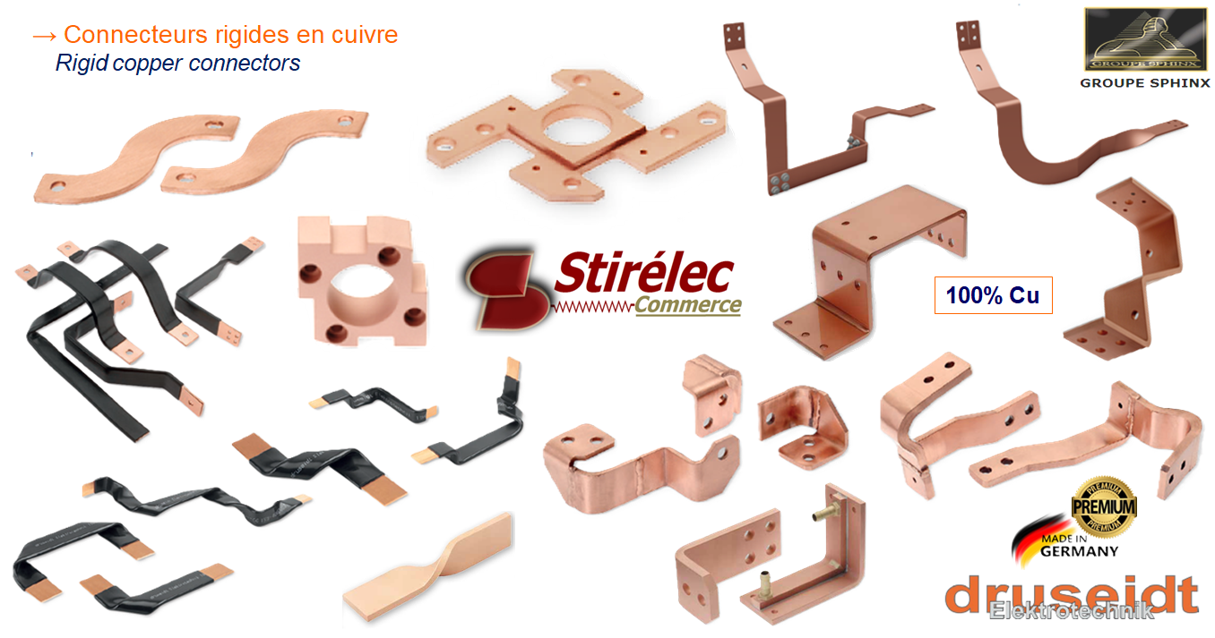Image du produit Connecteurs rigides en cuivre