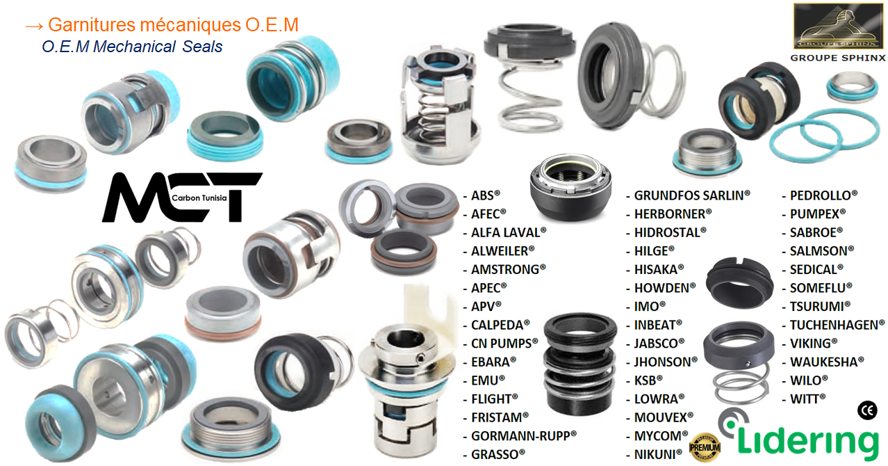 Image du produit Garnitures mécaniques O.E.M
