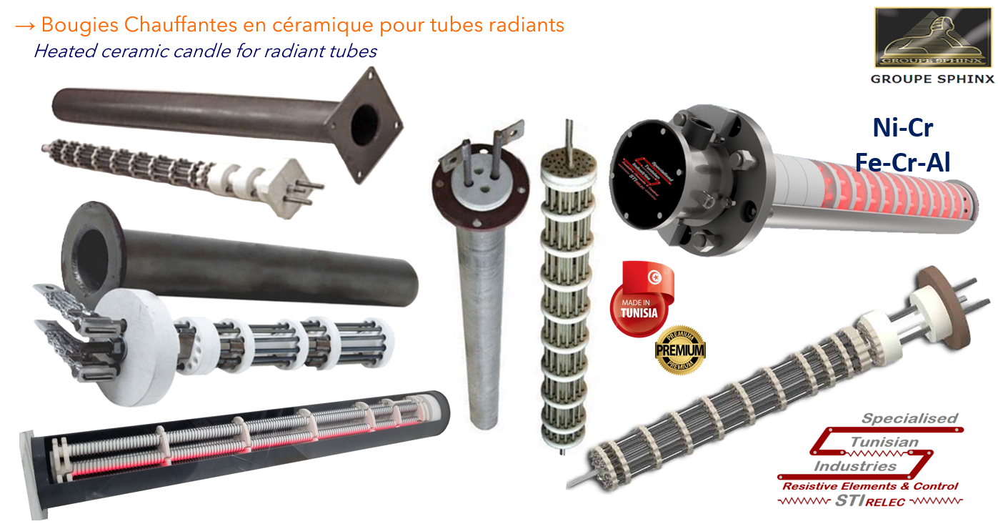 Image du produit Bougies macaron pour tubes radiants